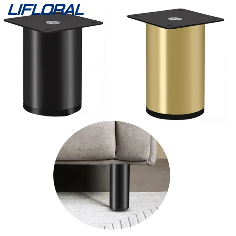 

4Pcs 10cm Stainless Steel Thickening Modern Luxury Furniture Replacement Legs Support Feet Cabinet Sofa TV Cabinet Legs