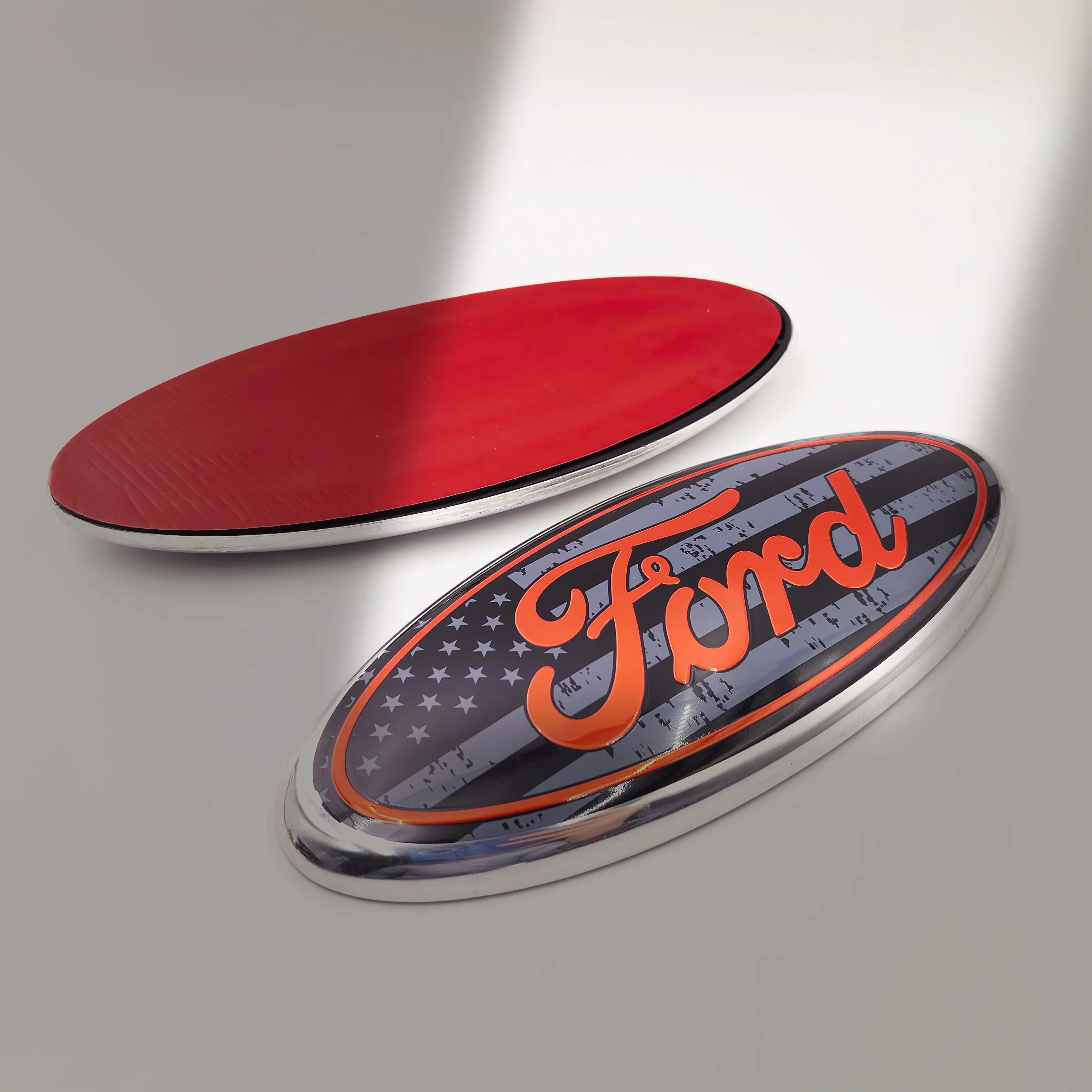 175MM Ford Auto-Emblem für Motorhaube, Kühlergrill und Kofferraum, Logo-Abzeichen für Vorderseite und Heck