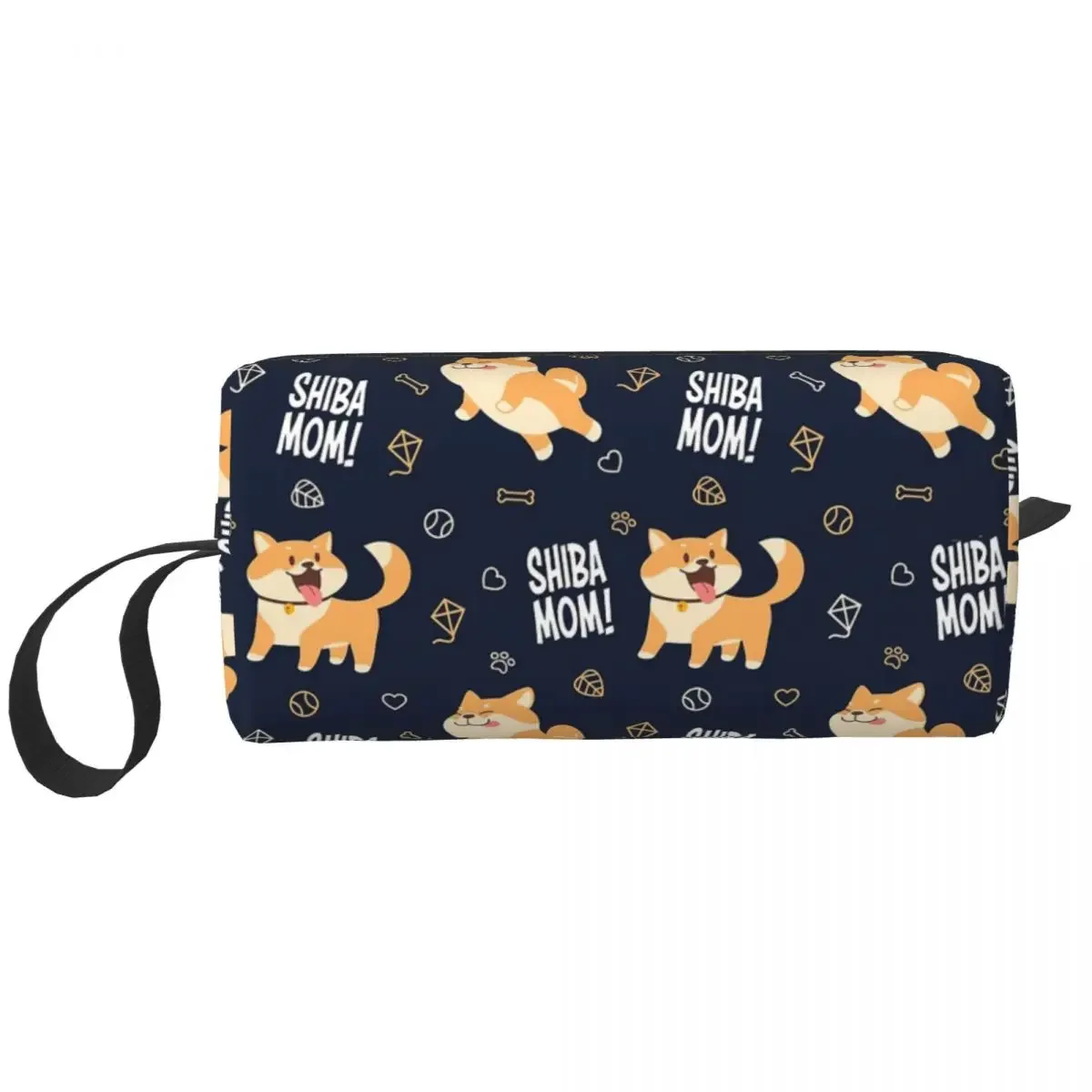 Gifts Shiba Dog Makeup Bag Travel Cosmetic Bag for Men Women Toiletry Bags Dopp Kit