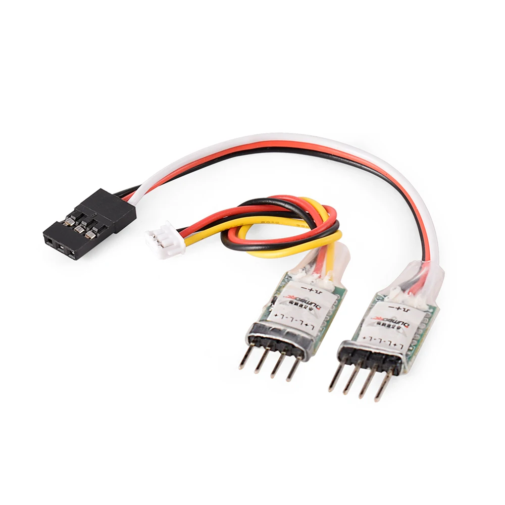 DUMBORC 3CH LED Light Controller Lamp Switch Panel System Turn On/Off XH1.5/JR for RC Mini Car Vehicle Fixed Wing Aircraft Part