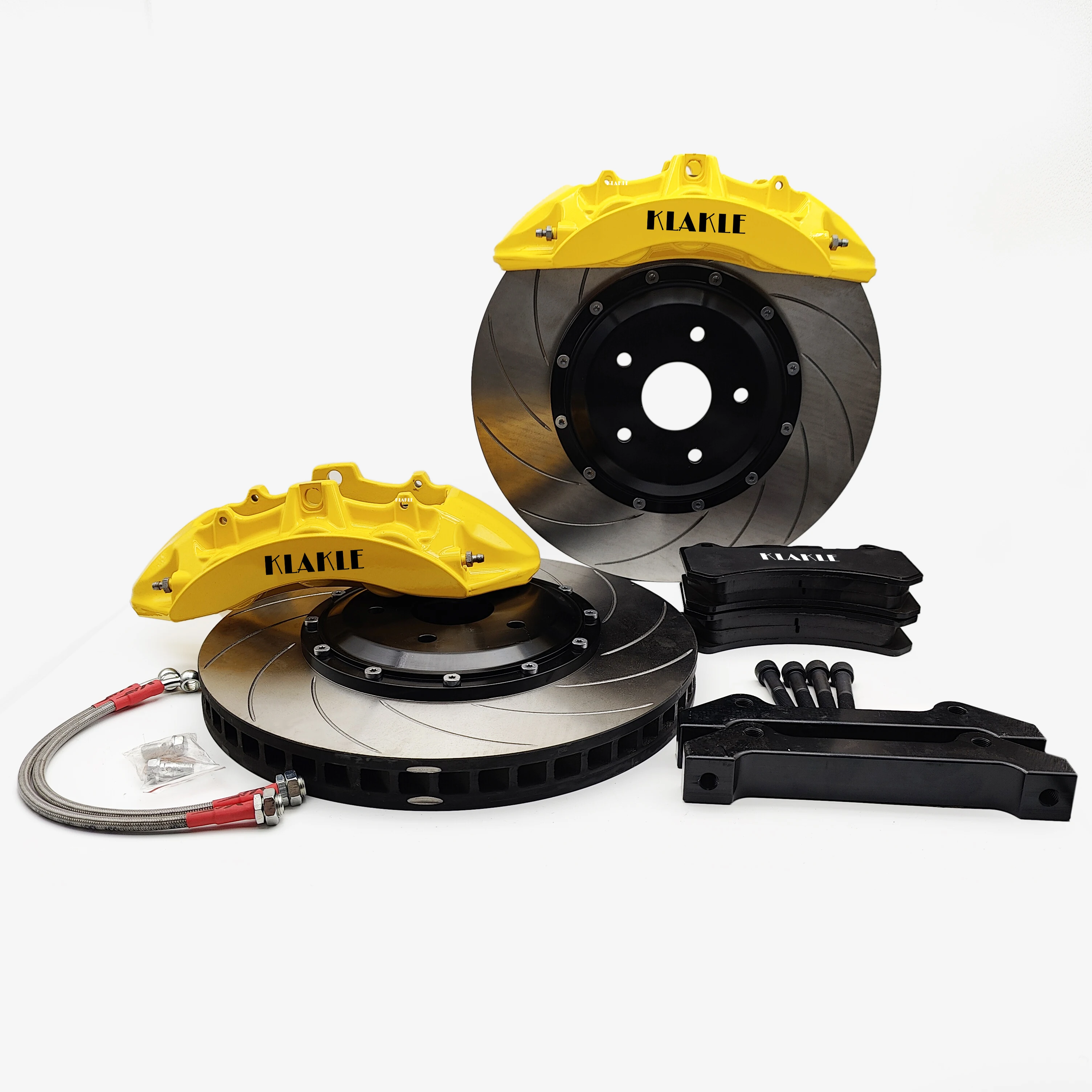 KLAKLE Used Cars Brake Caliper V6 Brake Rotor Disc Kit Front Wheel 18 Inches For Nissan 370Z 350Z