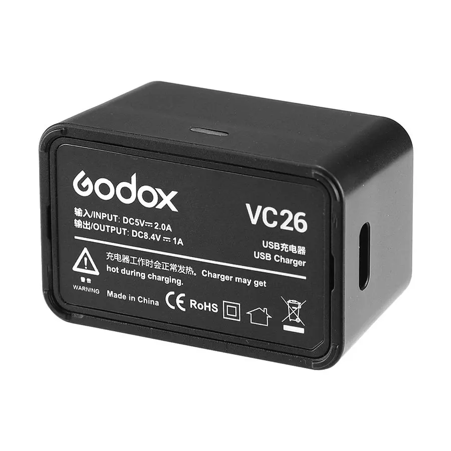 Original VC26 Flash Charging Dock Speedlite Charger Base For  V1 V1Pro V100 AD100pro AD1V850III V860III MF-R76 Flash Accessories
