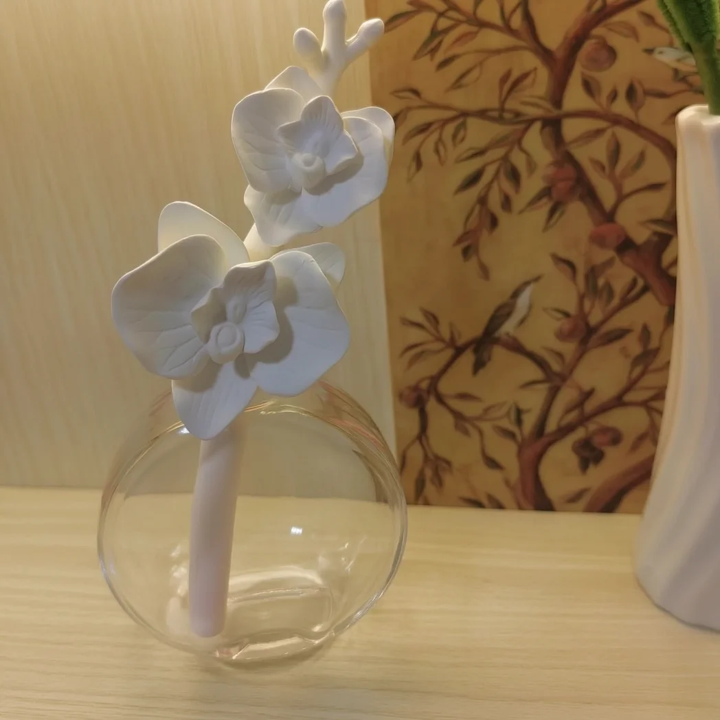 Ceramic Flower Home Fragrance Decoration Handcrafted Diffuser Accessory , Gift for Women and Friend