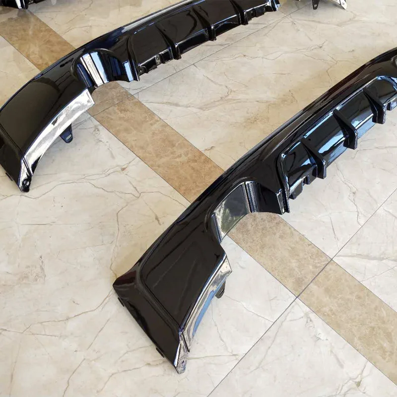 リアバンパーブレード,カーアクセサリー,BMW 2シリーズクーペ,f22,f23,2014-2021,エキゾースト,ロアスポイラー,フレア,スプリッター,保護プレート