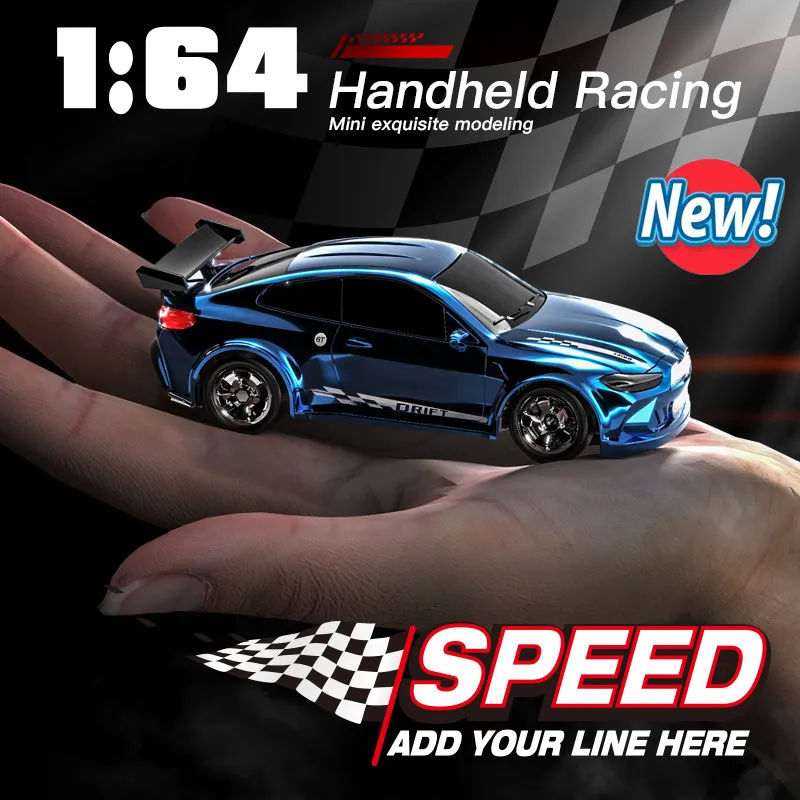 New  Mini Drift Car 1: 64 Full Proportion 4WD RC Racing Car Radio Controlled Mini Racing Car Model Electric Toy Kids