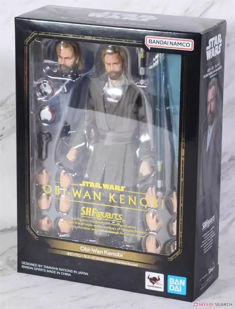 Genuine Original in Stock Bandai Star Wars S.H. Figuarts SHF Obi-Wan Kenobi Multi-form Action Figure Collection Toy Gift