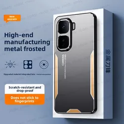 Aluminum Brushed Metal Case For VIVO iQOO Neo 10 Shockproof Back Cover