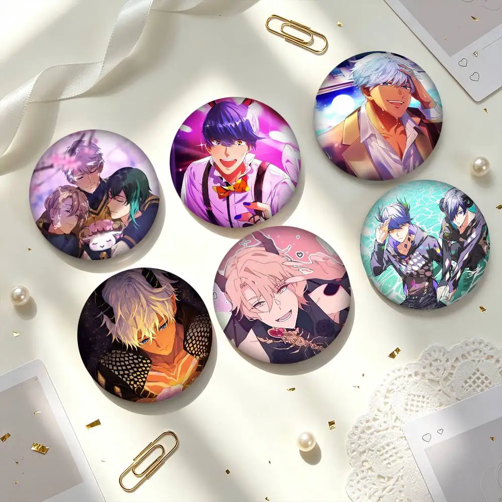 O-Obey M-Me Otome Game  25mm 32mm 44mm 58mm 75mm Brooches Badges Pins for Accessories Gift