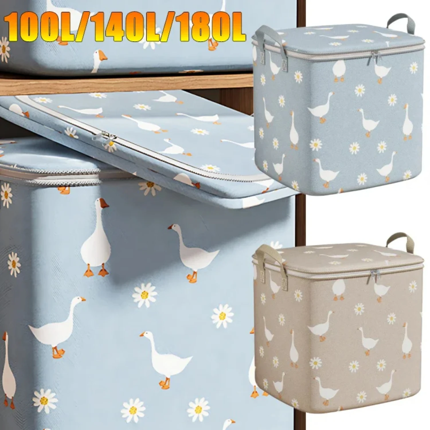

Big Capacity Bag 3/2/1PCS Sorting Bags Quilt Clothes Duvet Blanket Dustproof Closet Under-Bed Moisture Proof Organizer