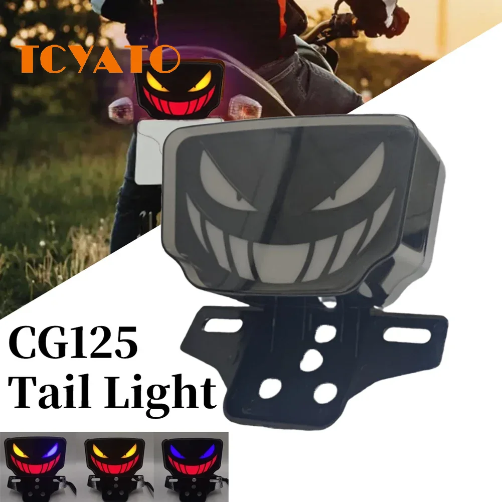 TCYATO Motorcycle Constantly on, Flashing Turn Signal Light Warning Brake LED Taillights