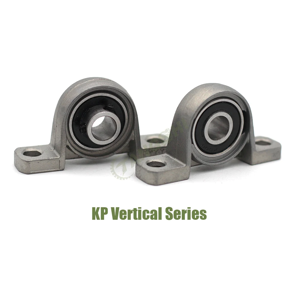 1pcs 아연 합금 베어링 베개 블록 장착 지원 보어 8mm ~ 35mm 유형: Kp08 Kp000 Kp001 Kp002 Kp003 Kfl08 Kfl004 Kfl005 Kfl006