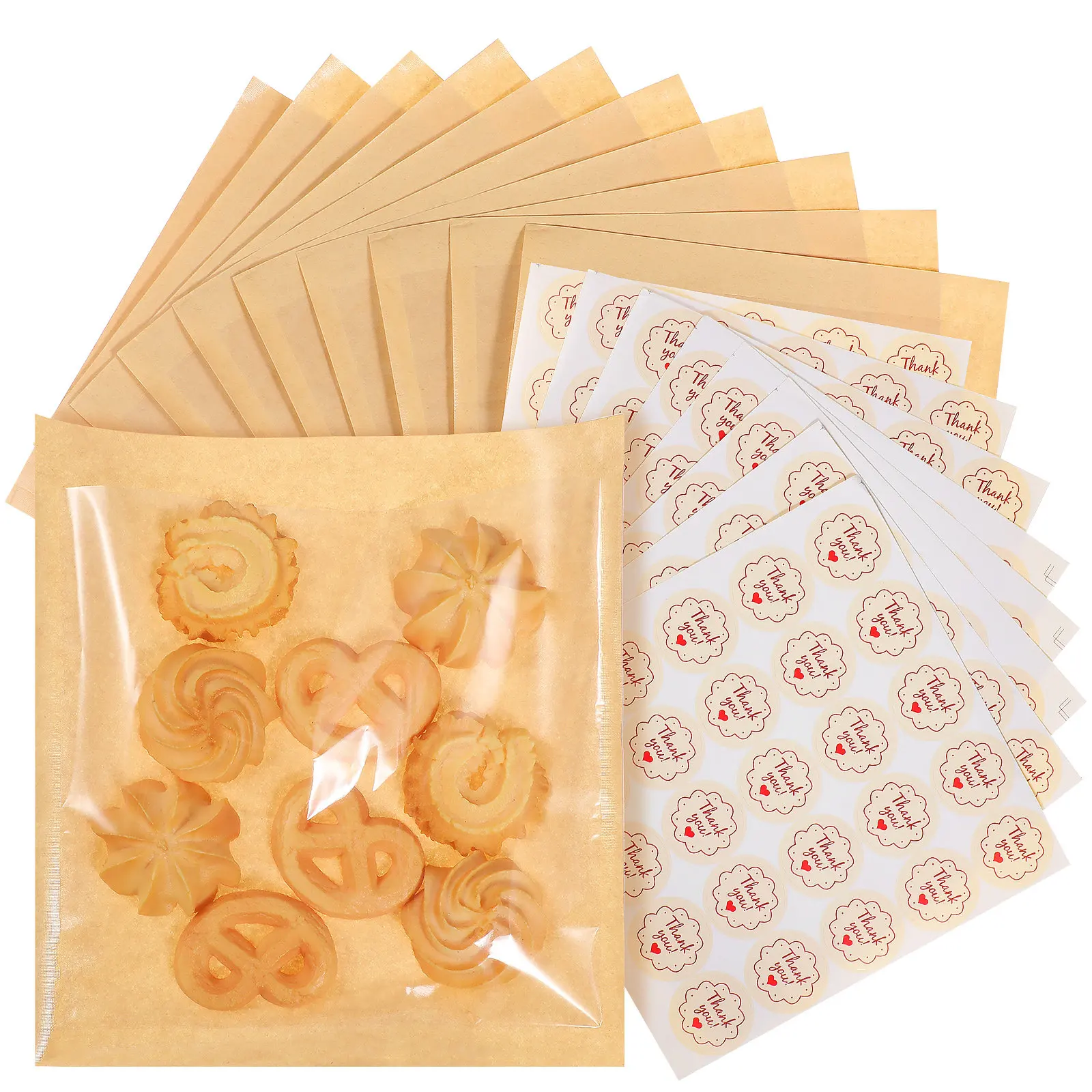 200 stuks voedselveilige papie - Snacks Food Labels recensie en prijs