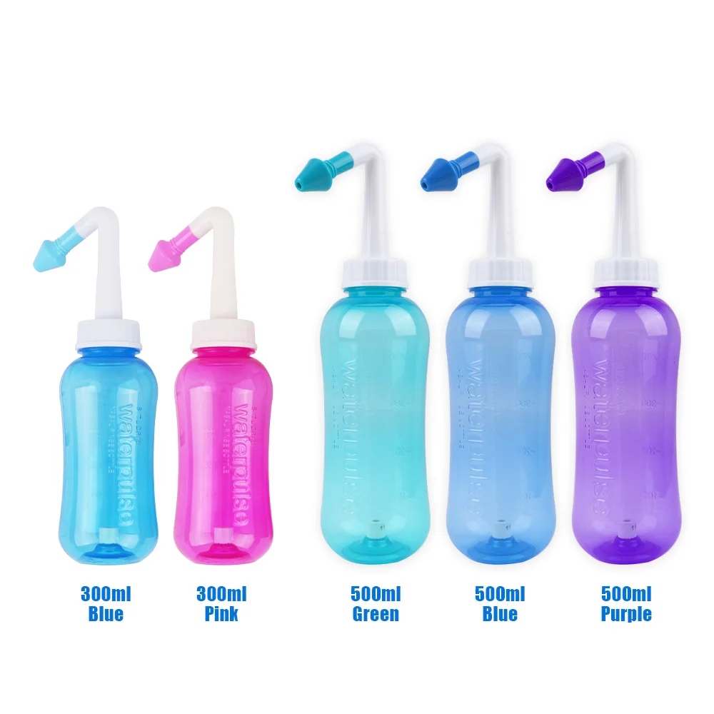 Nasal Irrigator Nose Wash Cleaner Bottle Spray Water Bottle Fine Mist Atomizer Portable Liquid Empty Container Travel Refillable