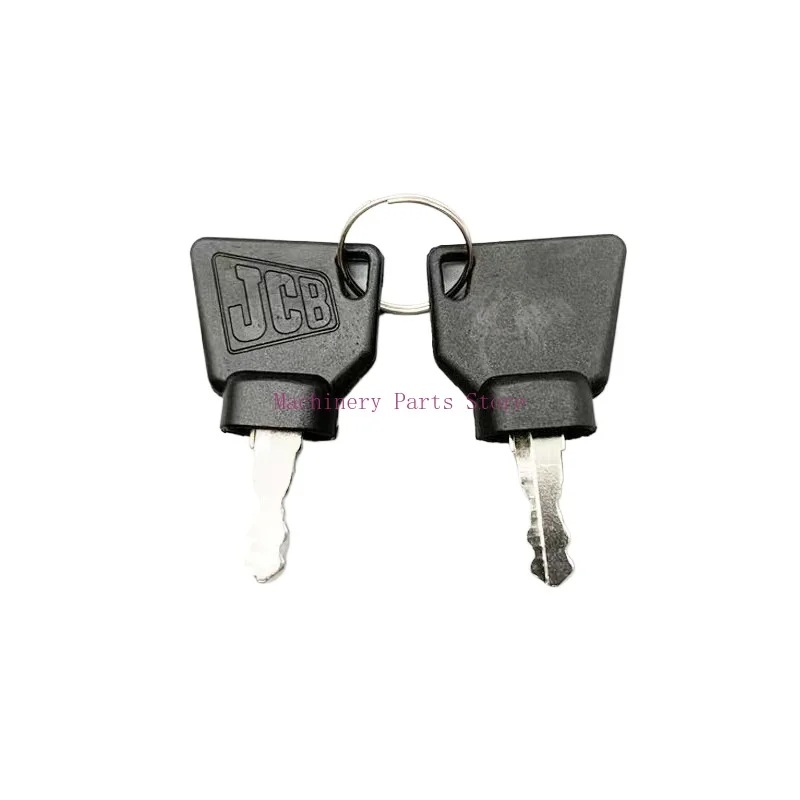 new 2 Pcs Ignition Start Key Switch Starter key For JCB 3CX Excavator Most JCB Machine Digger Replacement Parts