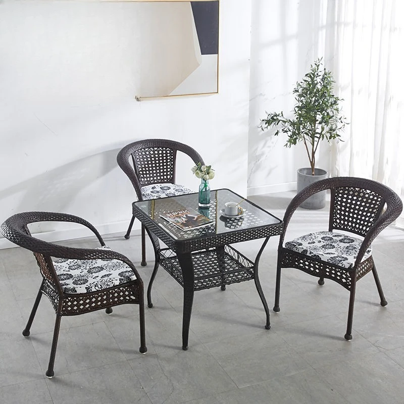 

Balcony Leisure table and chairs Tea table and chairs Armrest chair Living room Home the elderly High back chair Outdoor garden