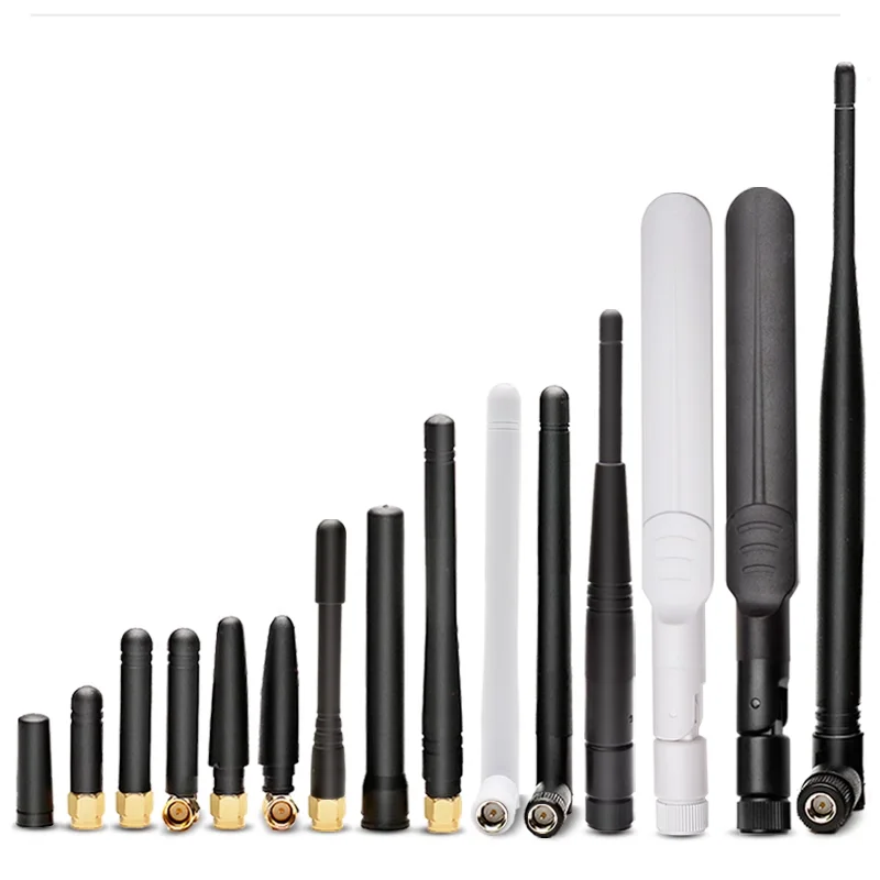 1Pcs Dual Frequency 2.4G/5G 3DBI SMA External Antenna for Wifi Bluetooth Zigbee Devices Foldable Chili Pepper Design