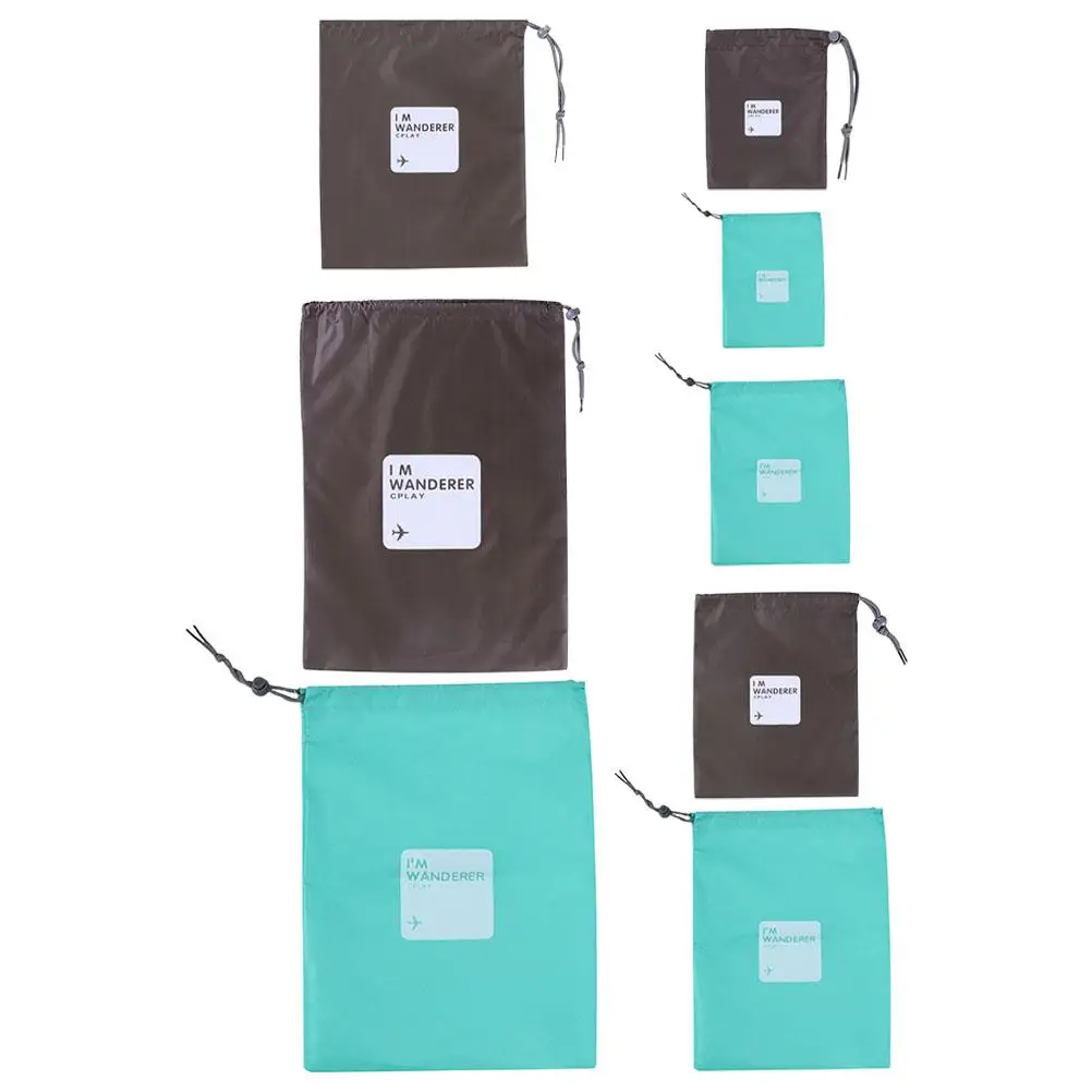

8 Pcs Travel Storage Bags Toiletries Mini Drawstring Gift Pouches Portable Supplies Packing ganizers Nylon Durable Practical