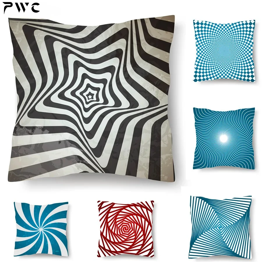 

Vintage Geometry Cushion Cover 45x45cm Polyester Peach Skin Velvet Pillowcase Decor Sofa Cushions Pillowcover