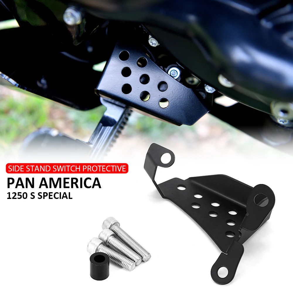 

Motocycle Accessories CNC Aluminium Side Kick Switch Protection Cover Protective For Pan America 1250 S Special 2021 2022 PA1250