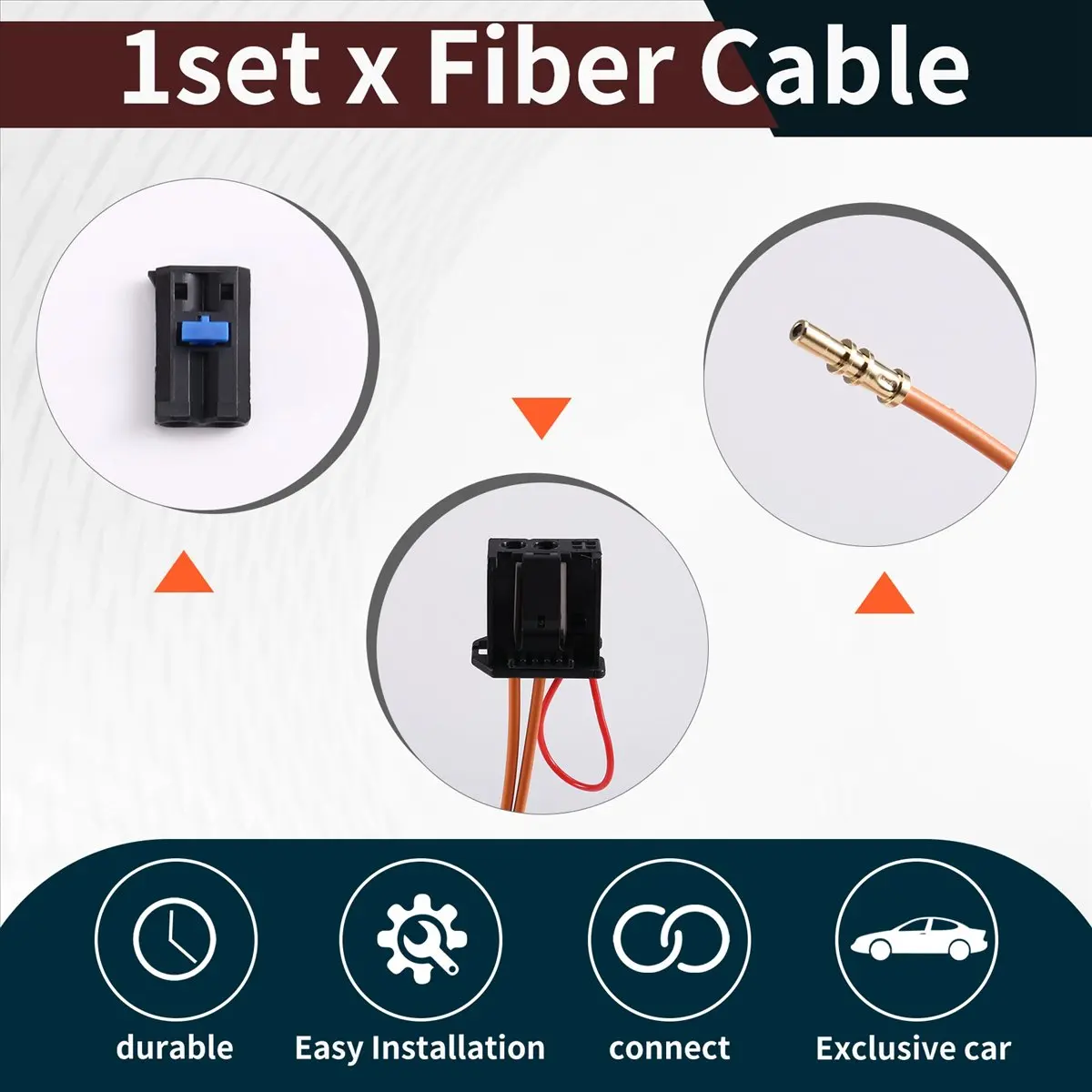 Super Sale 5m Line Bensch Berlin Sound Fiber Harness for BMW Power Amplifier to Host Fiber Cable for BMW Harman Kardon Fiber Cab