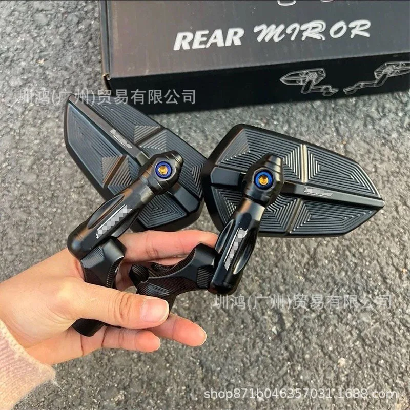 

Зеркало заднего вида Bafeng Mecha с ЧПУ-обработкой из титана, Maverick No. Универсальный модифицированный электродвигатель с 9 полюсами для электромобилей