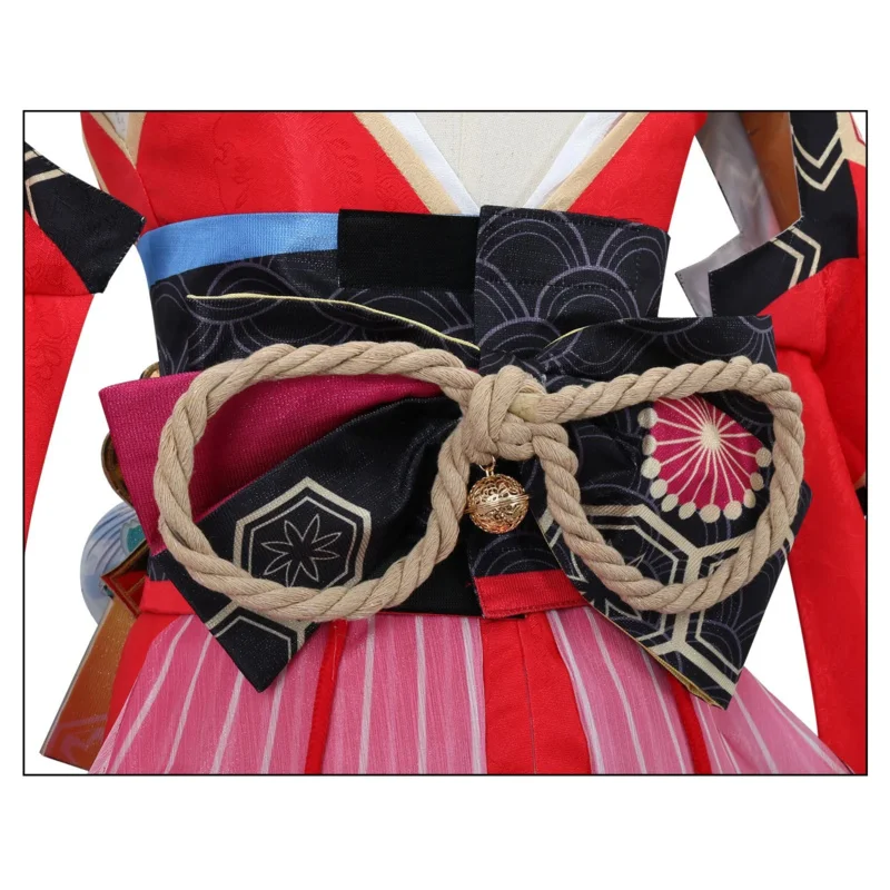 النسخة الجديدة التأثيرية التأثيرية أزياء هونكاي ستار السكك الحديدية التأثيرية مجموعة كاملة من الملابس التألق أنيمي فستان تنكري أحذية شعر مستعار الدعامة #5