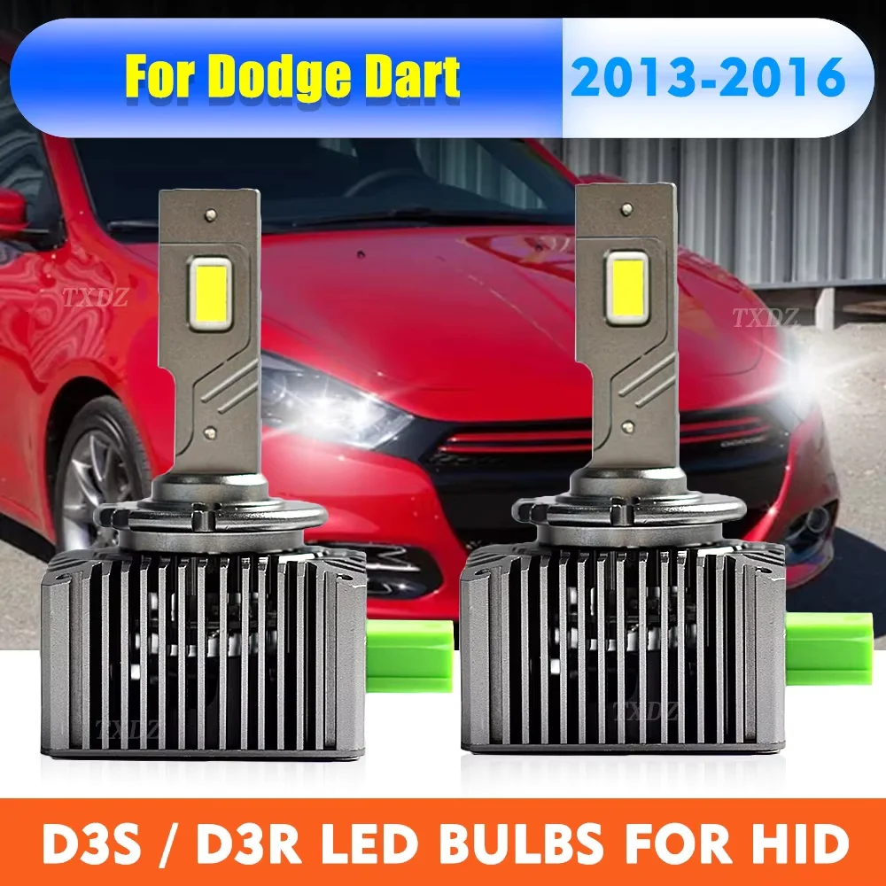 

2pcs D3S LED Headlight Bulbs 6000K 22000LM Car Light HID Xenon Conversion Kit For 2014-2015 Kia Sorento Car Lamps Plug&Play