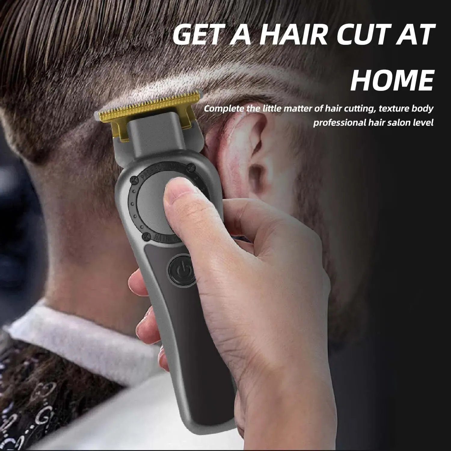 G-Wekliss USB Rechargeable Wireless Hair Clippers for Men Cordless Clippers for Hair Cutting Professional Barber Clippers