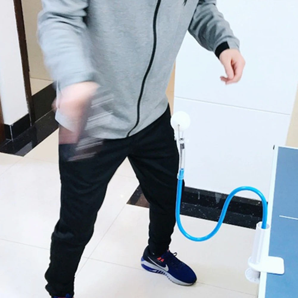 

Table Tennis Ball Trainer Fixed Table Tennis Training Device Rapid Rebound Self-Study Robot Ball with Table Clamp for Beginners