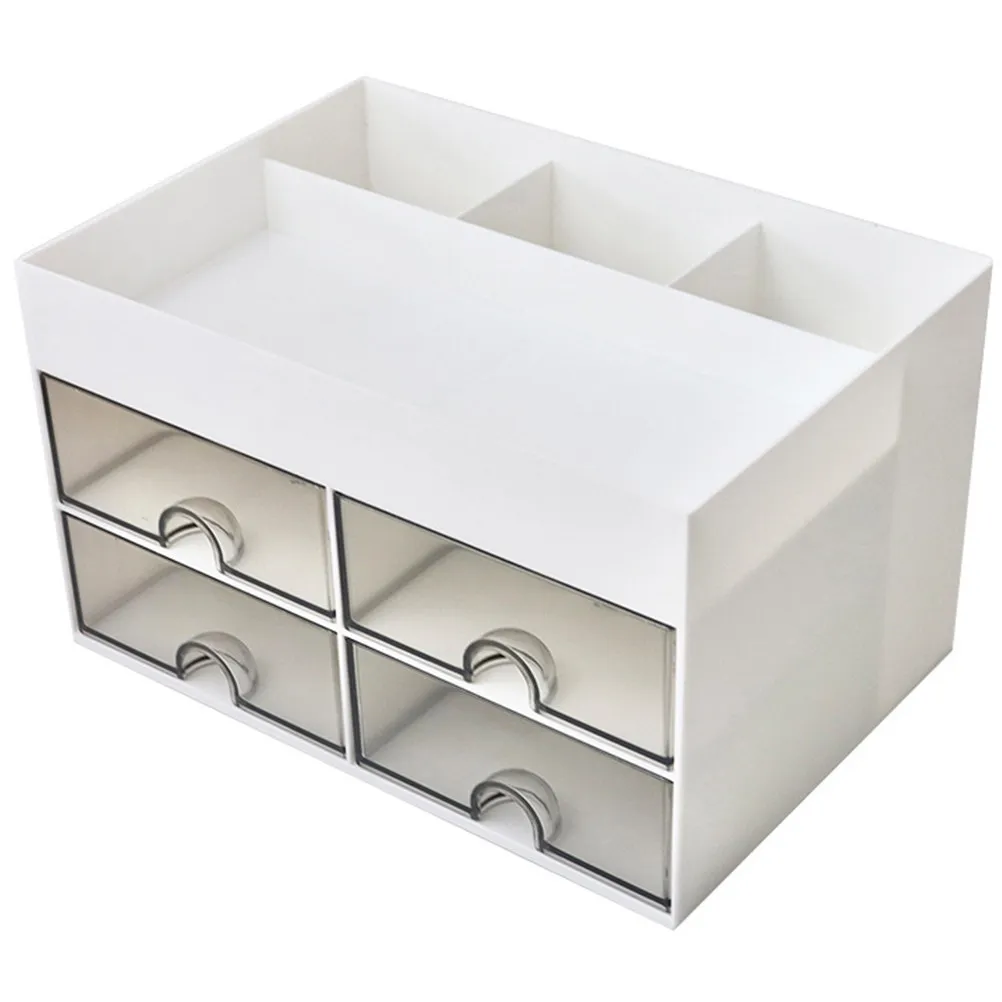 

Drawer Style Desk Organizer Plastic Multi-Function Storage Box Stationery Cosmetics Office Storage Case Desktop Holder