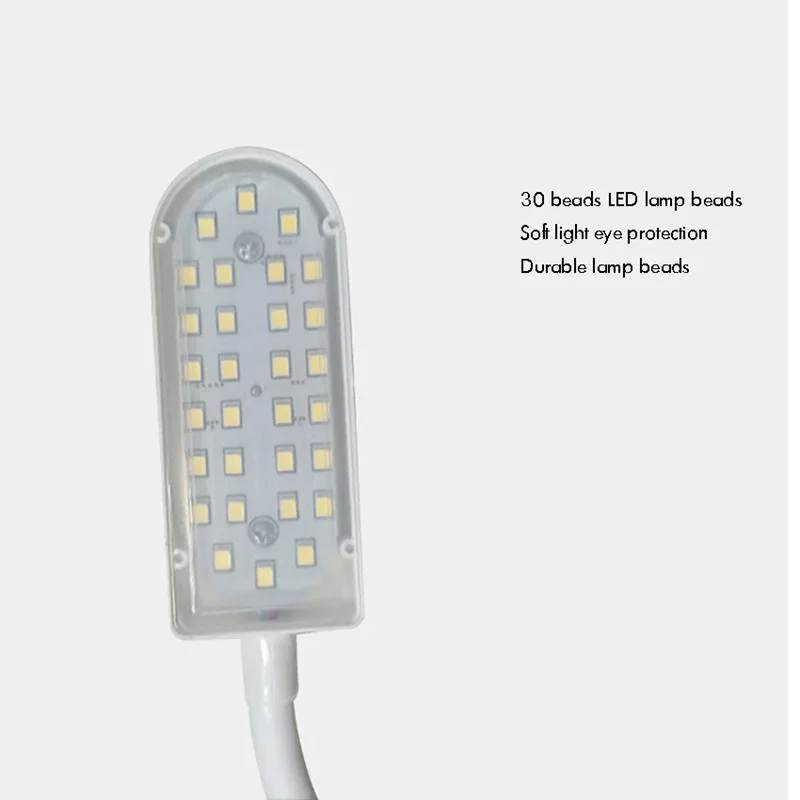 30 Pcs LED Sewing Machine Light Touch Switch Energy-saving for Home or Industry With Magnetic Flexible Adjustable For Base Lamp