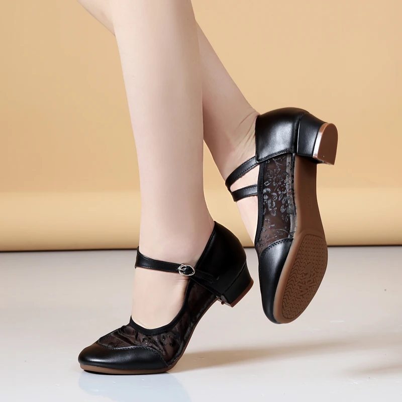 Girls Dance Shoes For Women Ladies Ballroom Latin Children/Kids Tango Salsa Latin Dancing Shoes Low Heel Salsa Training Shoes