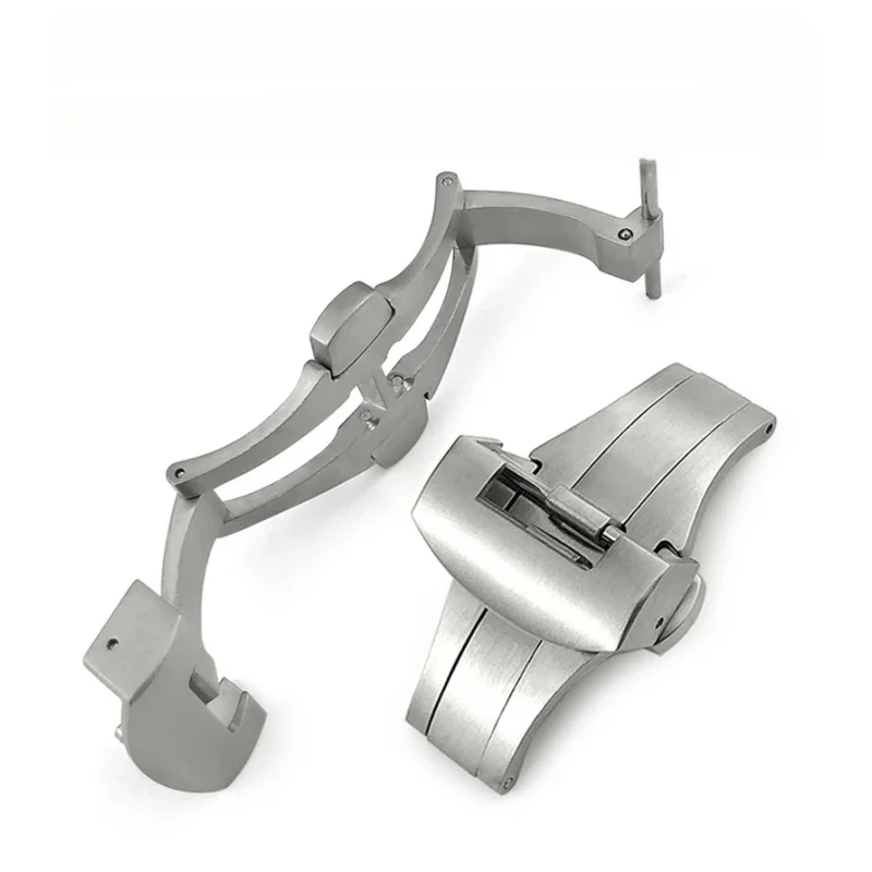 Застежка-бабочка из нержавеющей стали 316L для Panerai, 20 мм, 22 мм, металлический винт, складная пряжка, кнопка развертывания