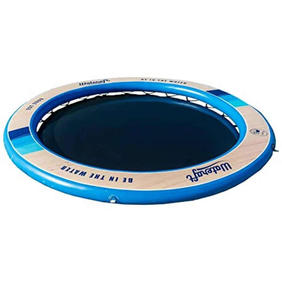 

Inflatable Floating Raft for pool and lake use, durable PVC material, vibrant blue color, ultra-stable design with reinforced s