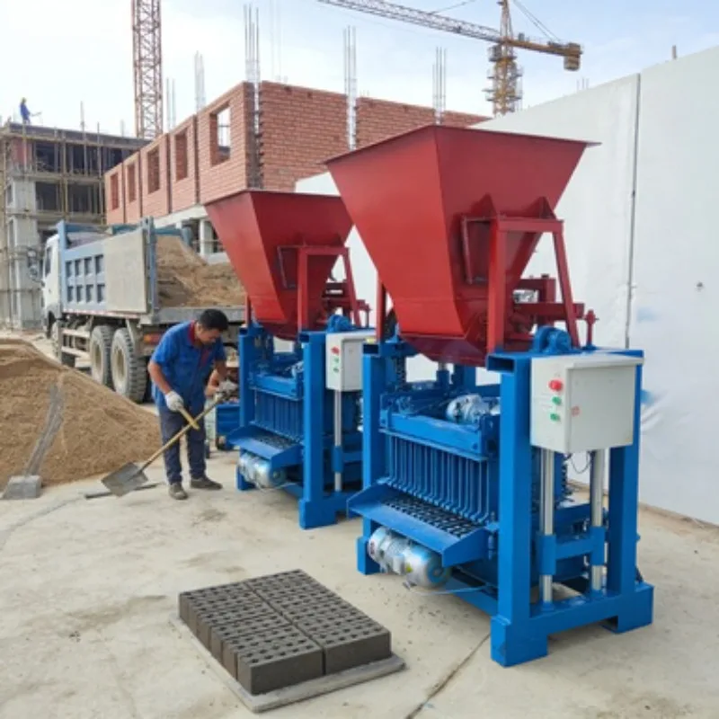 Semi Auto Electric Brick Making Machine 220V/380V Dual Voltage Block Machine for Home Workshop