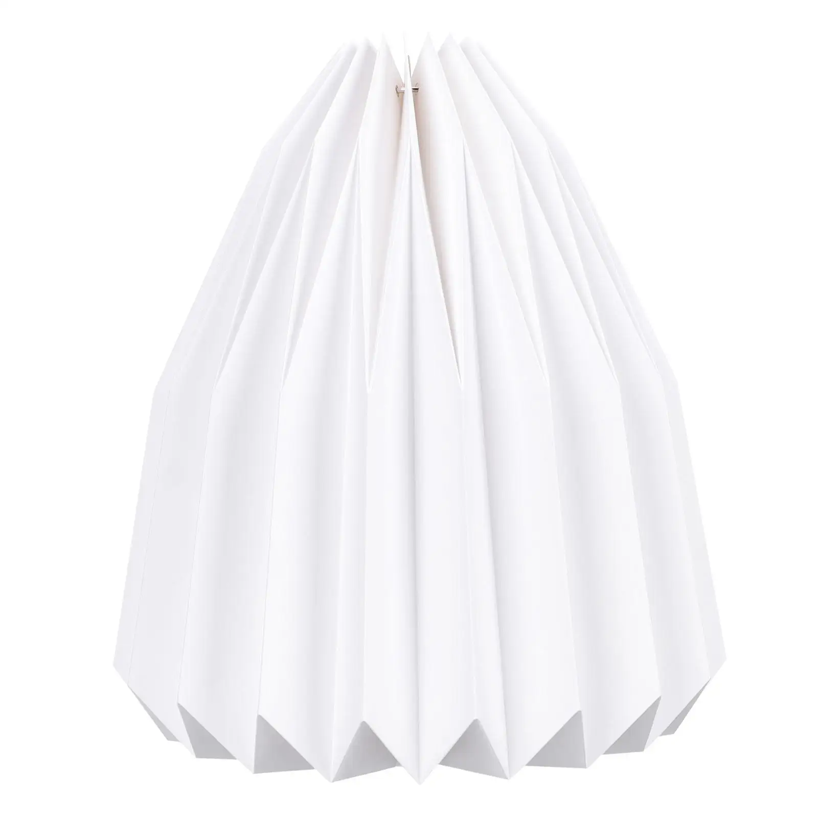 

Creative Foldable Pleated Paper Lampshade Paper Lampshade Home Decor Hanging Light Cover Pleated Simple Style