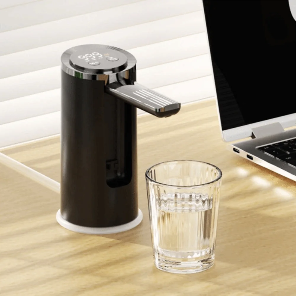 

Foldable Electric Gallon Bottle Water Dispenser Quantitative Long Battery Life Water Dispenser Pump Digital Display Low Noise