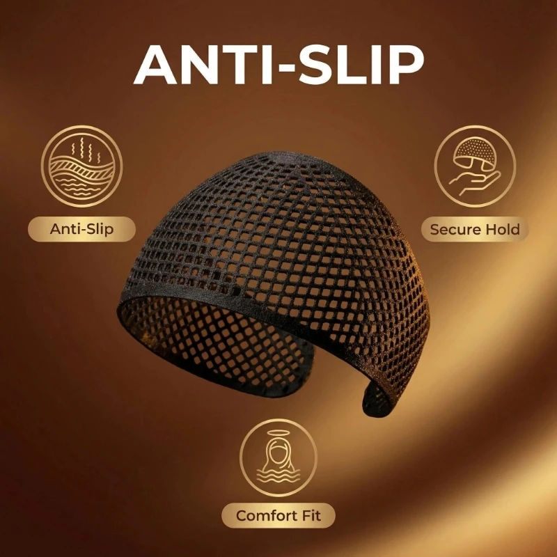 

New Invisible Bottoming Hairband Women's Anti-Slip Grid Headscarf Fixed Hairband Stylish Headwear Base Hat Female Accessories