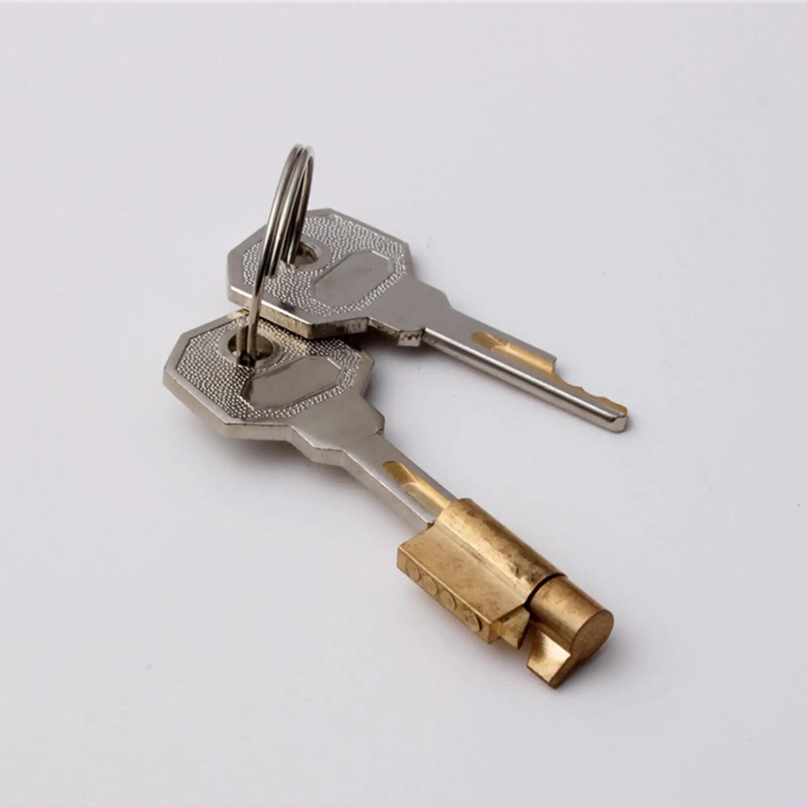 Cylinder Lock with 2 Keys Mailbox Hardware Freezer Locks Cabinet cam Lock Set