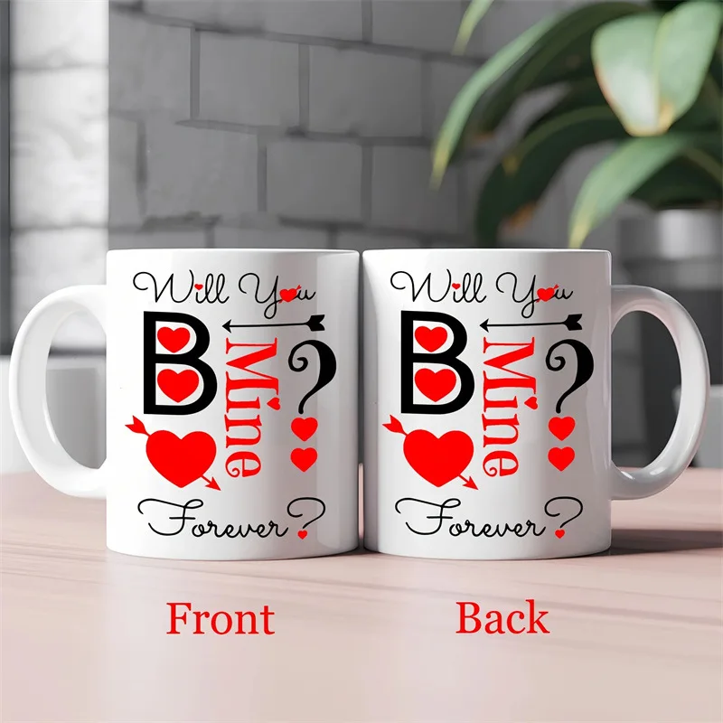 European and American cross-border new Valentine's Day Ceramic Coffee Mug tea cup gift cup