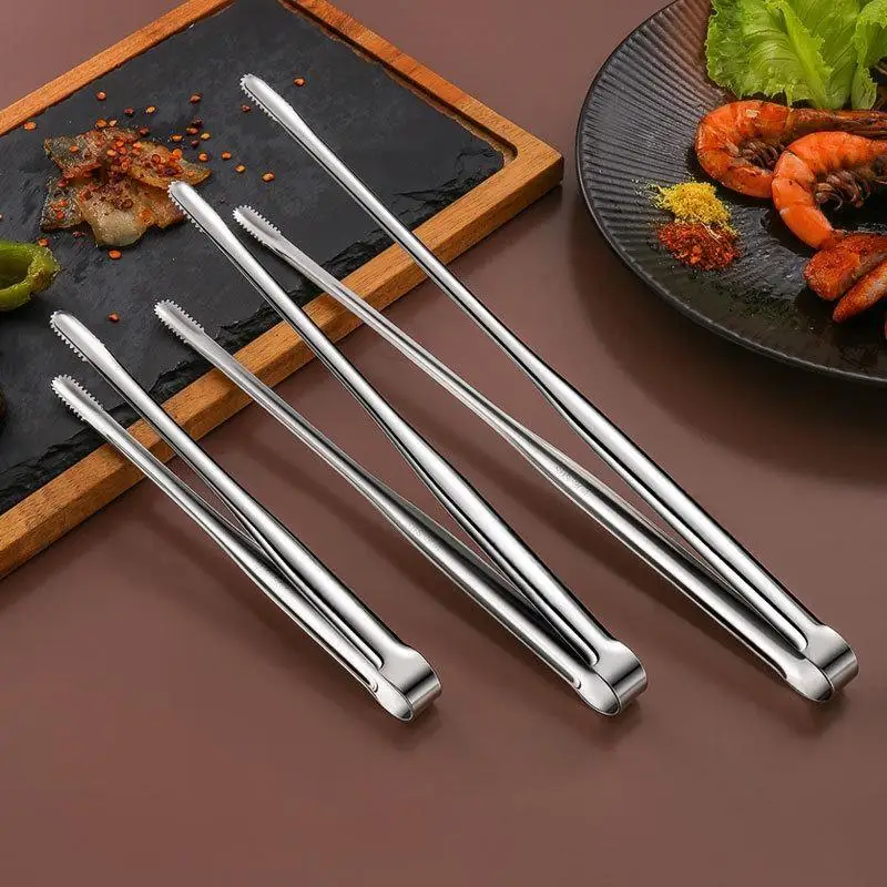 Penyepit Panggangan Keluli Tahan Karat Ketibaan Baru,Peralatan Memasak untuk Pembakar BBQ Aksesori Dapur  Bekalan Perkhemahan