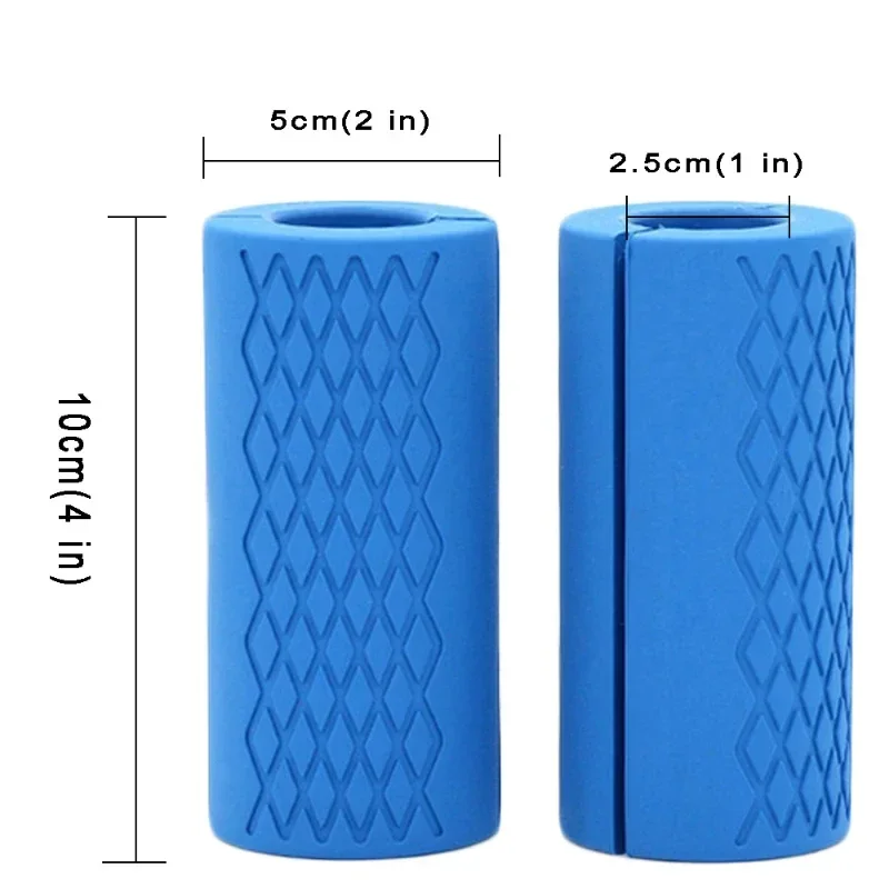 Dumbbell Barbell Handle Silicone Anti Slip Protective Pad for Pull-up Weight Lifting Support Gym Fitness Training