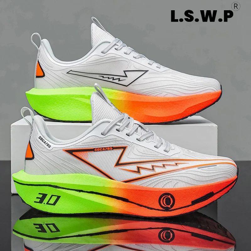 Men's Running Shoes, Lightweight and Durable, Stylish and Fashionable, Sporty Casual Design, Autumn and Winter Sneakers, Breathable and Non-Stuffy, Suitable for Daily Wear, Sports Training, and Various Outdoor Activities