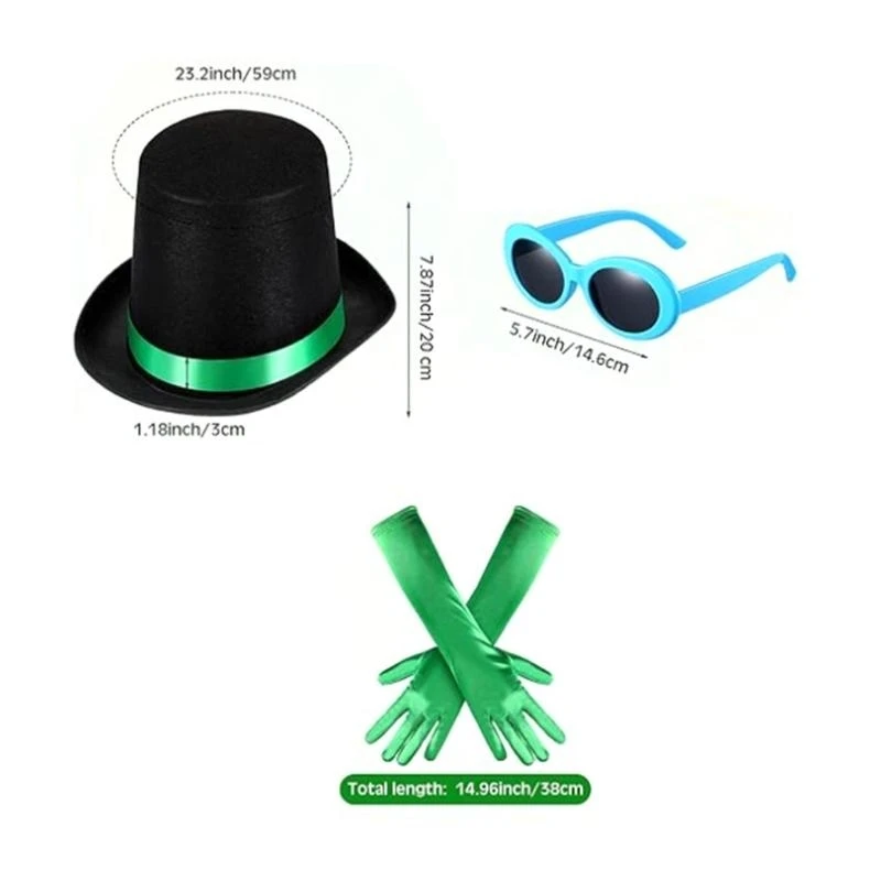 5asd 人間工学に基づいた生地コスプレ帽子手袋ストッキング毛皮のようなブローチセットアニメファンハロウィンコスチュームデザインプロジェクト