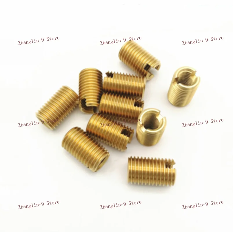 

Brass Non-Magnetic Tooth Cover Internal And External Tooth Screw Sleeve Variable Diameter Copper Nut Thread Conversion Repair Sl