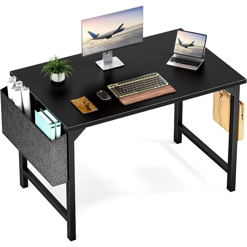 Small Computer Desk 40 Inch Home Office Work Study Writing Student Kids Bedroom Wood Modern Simple Table