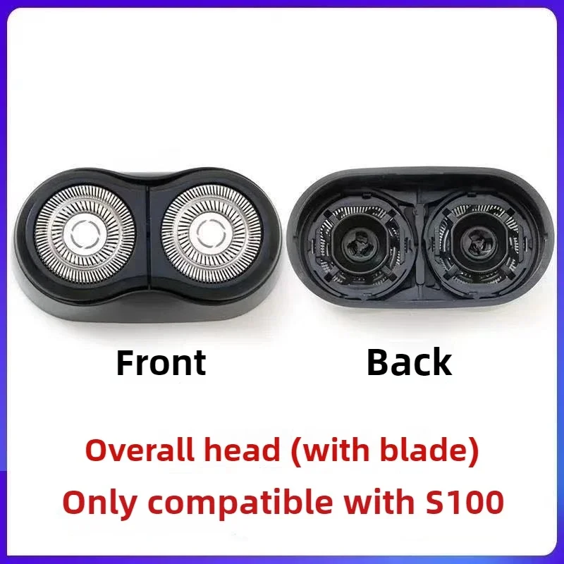 Replacement Shaver Head Suitable for Xiaomi Mijia Electric Shaver S100 Blades Dual Ring Floating System