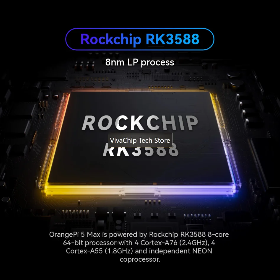 비바칩 테크오렌지 파이 5 맥스 싱글 보드 컴퓨터 8G - Orange Pi 5 Max Rk3588 리뷰 및 가격