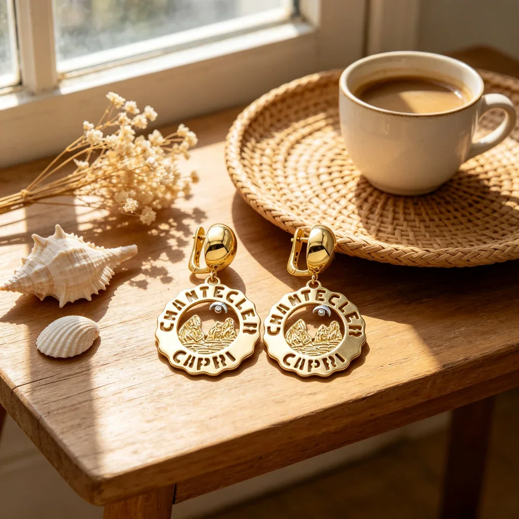 New Gold Plated Shell Drop Earrings for Women, Openwork Ocean Coast Pendant Earrings with Tiny Diamond, Elegant Summer Jewelry