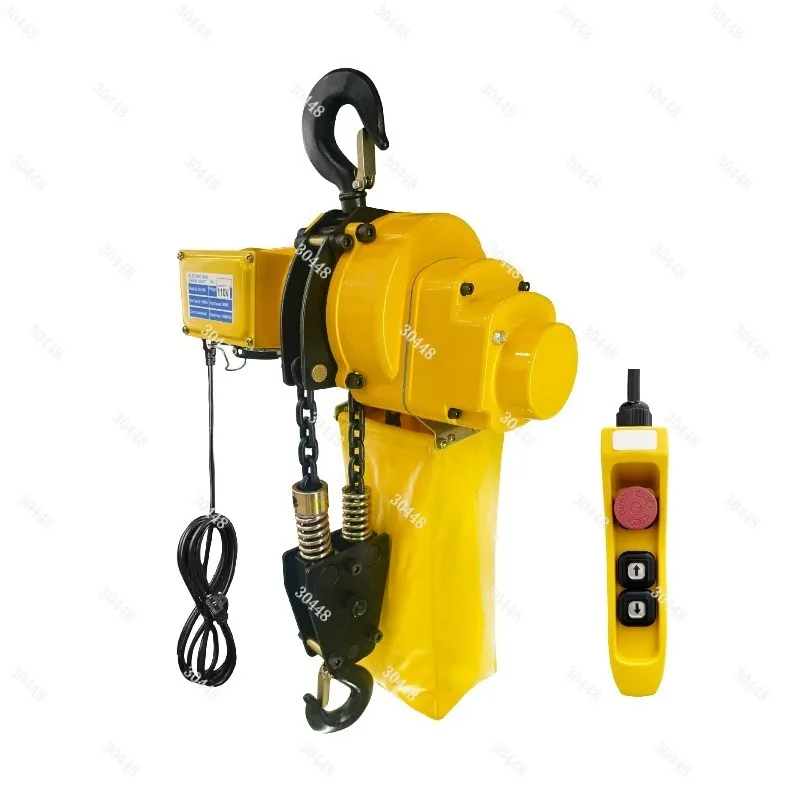 Running type adjustable chain electric hoist walking i-beam movable racing car ghost head electric hoist single chain double